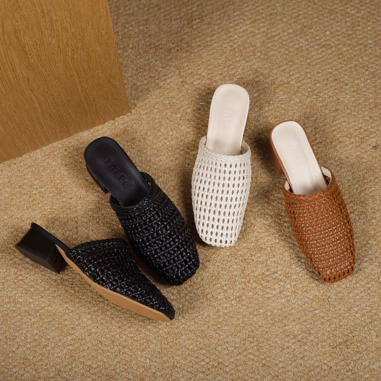 Sandalias planas tejidas de verano para mujer - Breeze