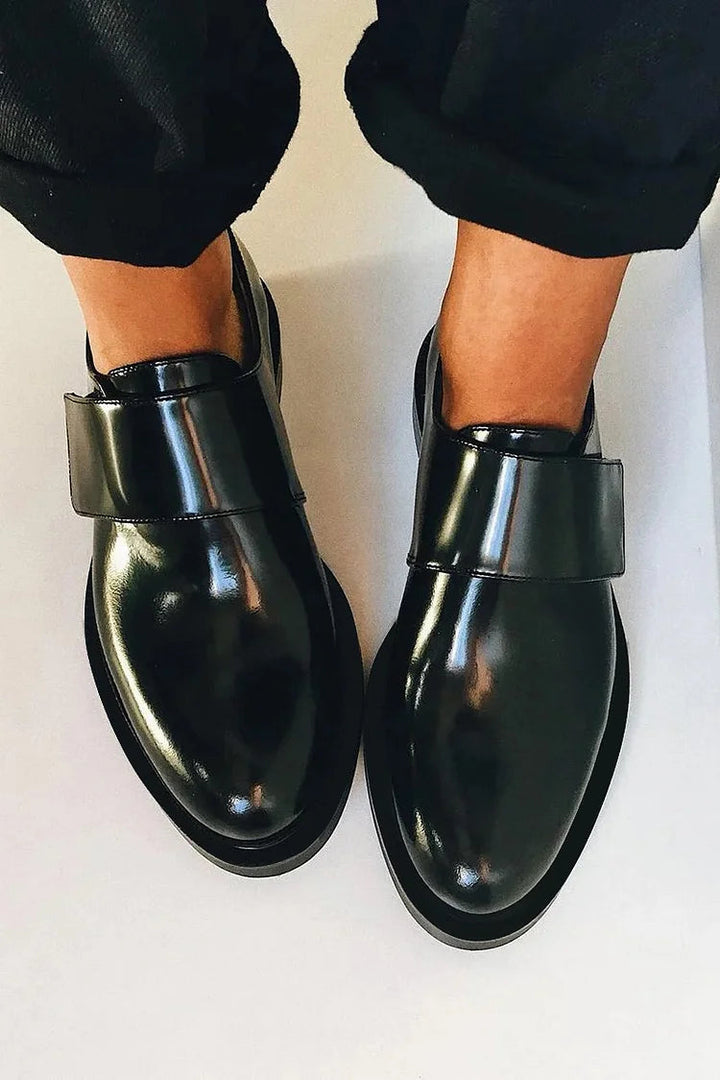 Mocasines mujer efecto charol diseño elegante - Sabine