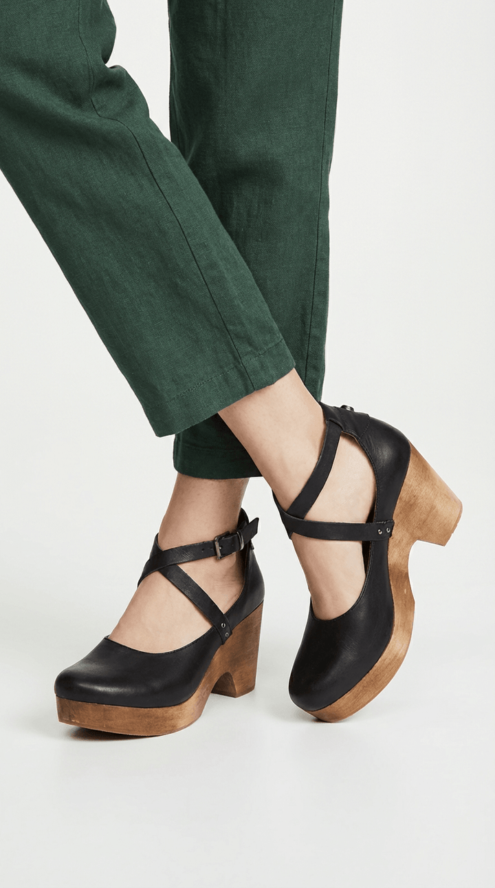 Tacones de cuña con plataforma Solene
