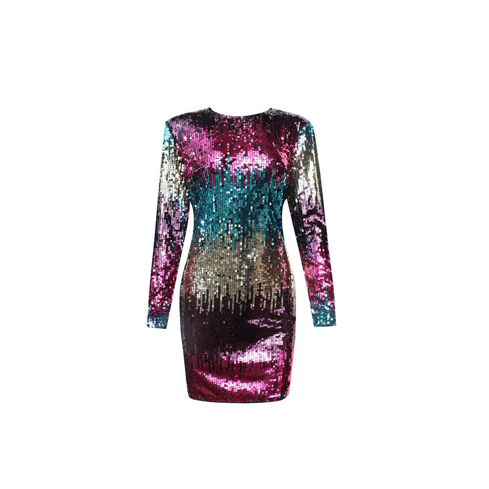 Vestido para mujer textura de lentejuelas - Jena