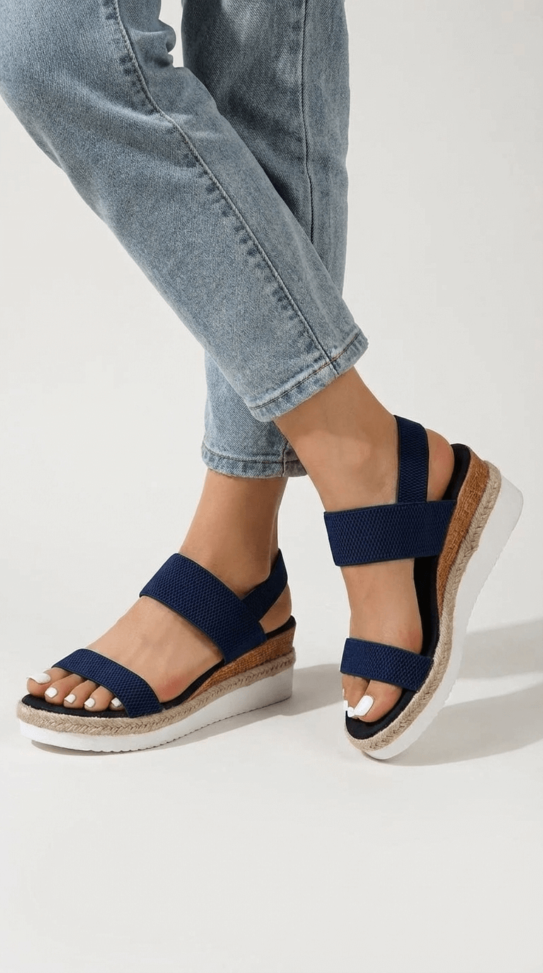 Sandalias de plataforma Elora Stretch