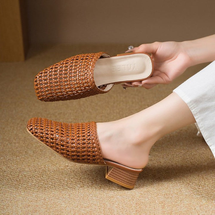 Sandalias planas tejidas de verano para mujer - Breeze