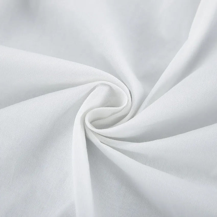 Vestido corto para mujer botones decorativos estilo evasé - Mirella