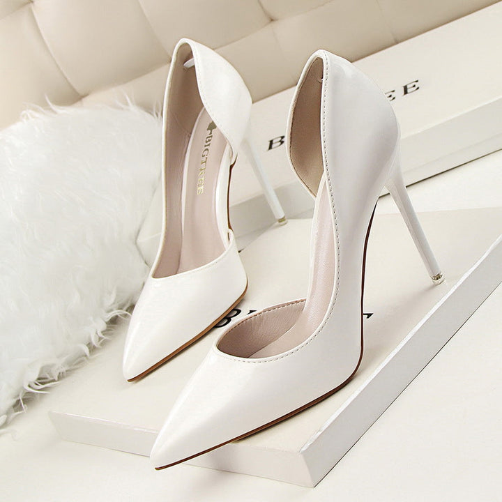 Zapatos tacón alto mujer punta fina salón d’orsay elegantes - Colette