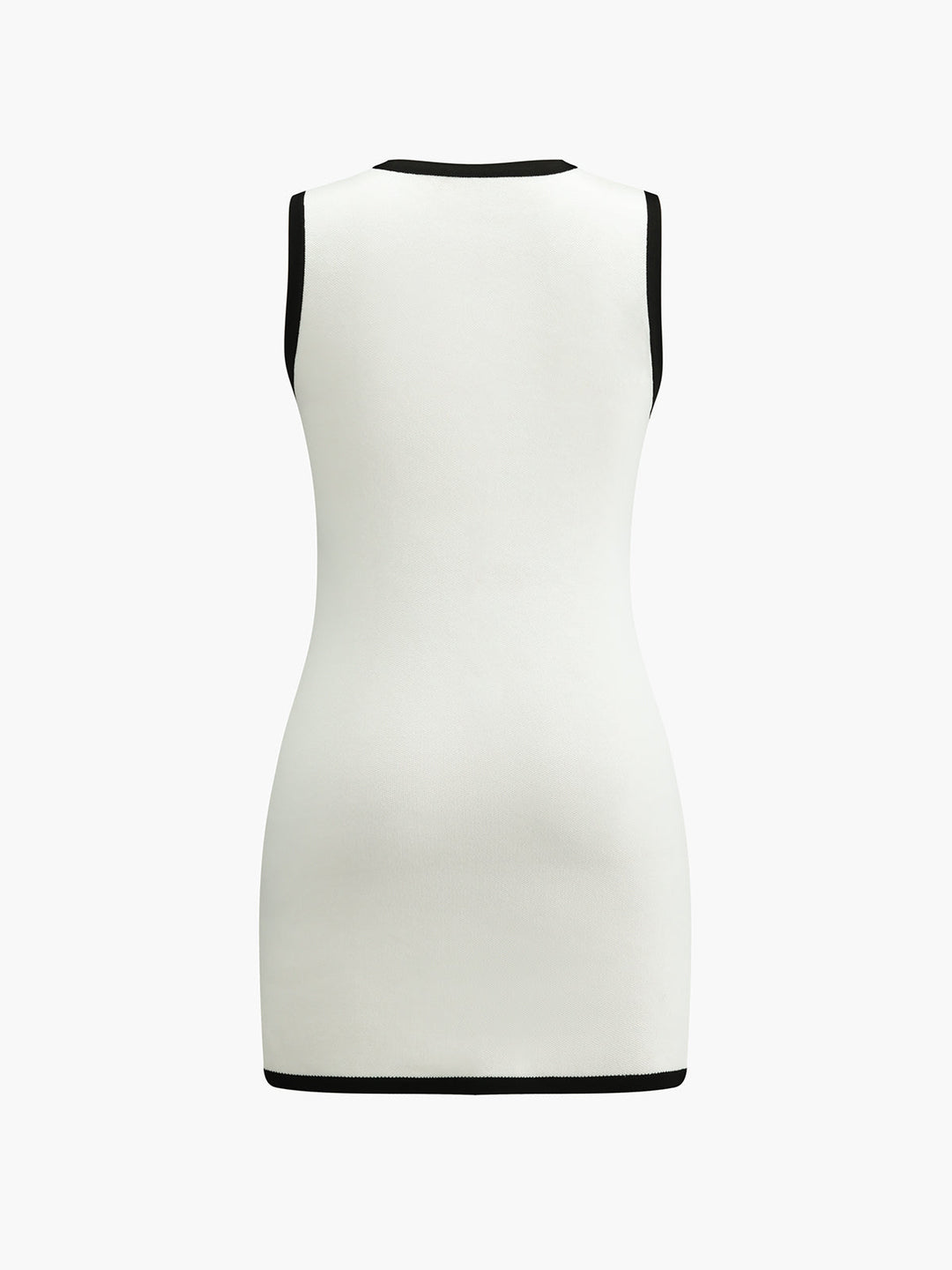 Victoria - Vestido corto sin mangas con botones y bolsillos múltiples