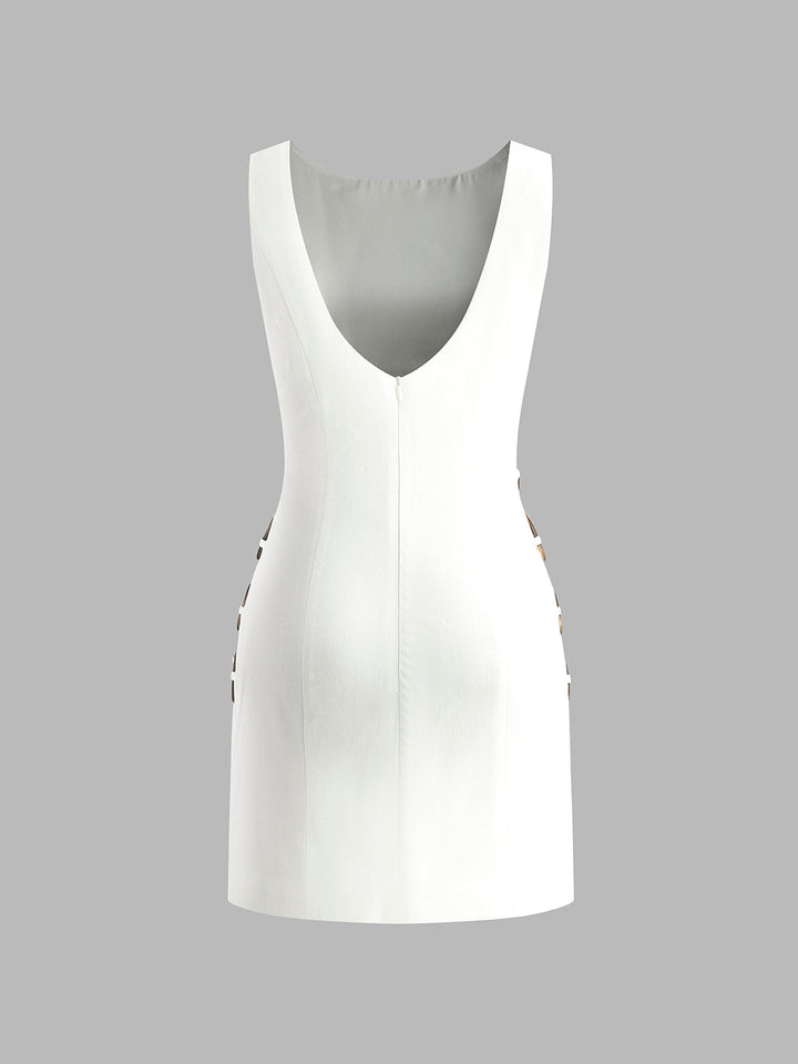Rylie - Vestido sin mangas O-Ring Cutout