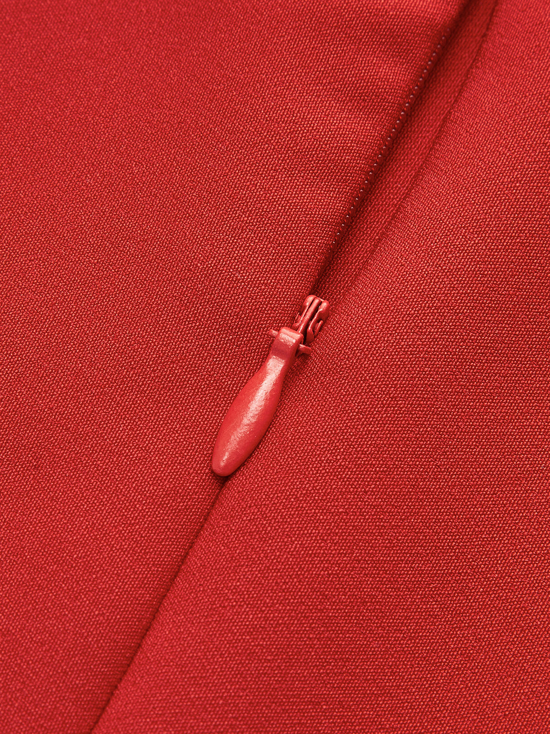 Sabina - Vestido liso minimalista de cuello alto