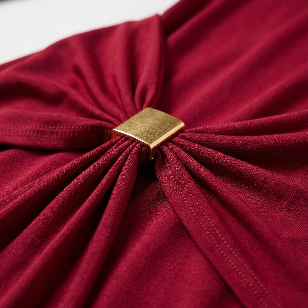 Carmen | Vestido Fiesta Mujer Con Hombros Descubiertos Y Detalle Anudado | Elegante