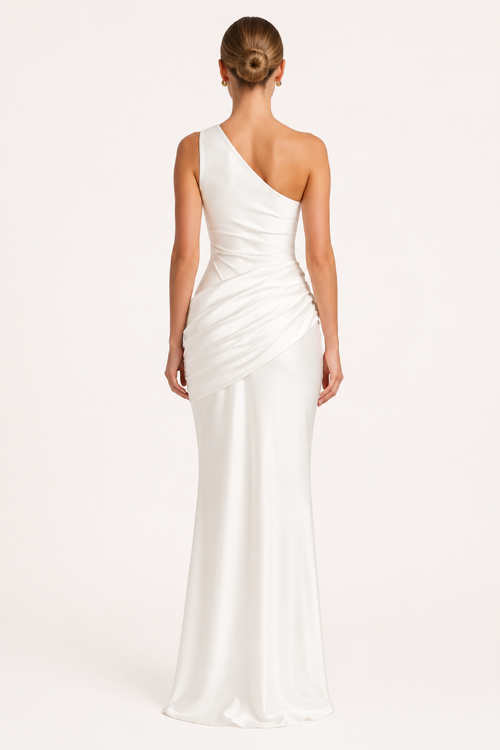 Vestido largo mujer gala elegante ajuste entallado - Selena