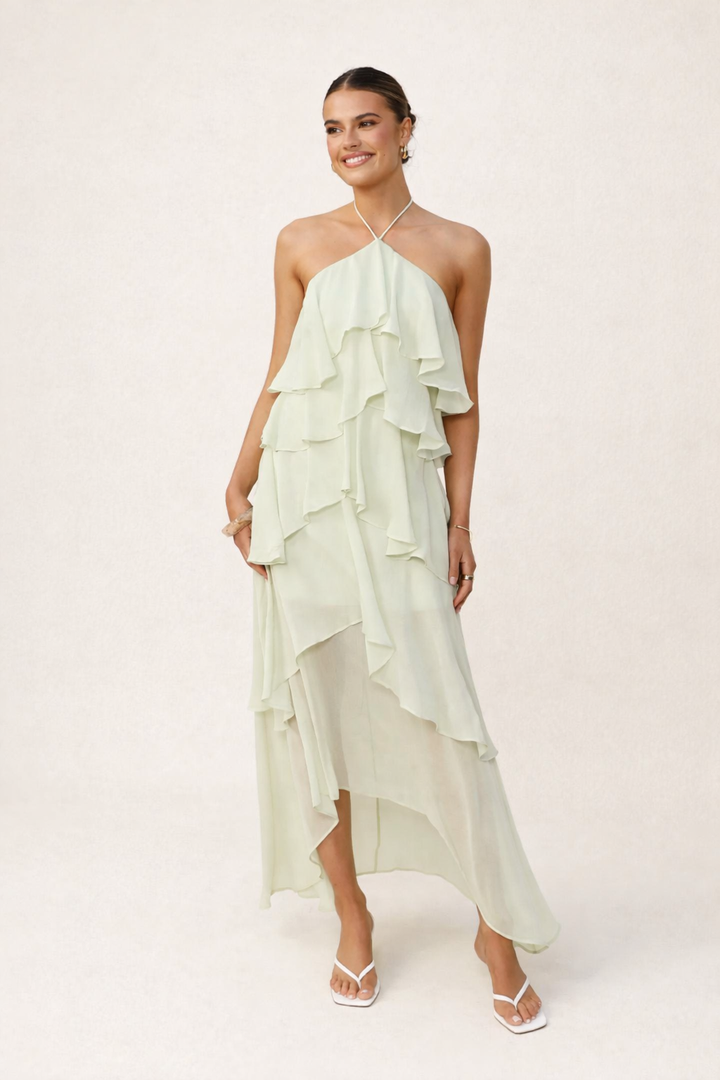 Vestido largo halter mujer fiesta elegante verano - Kimberly