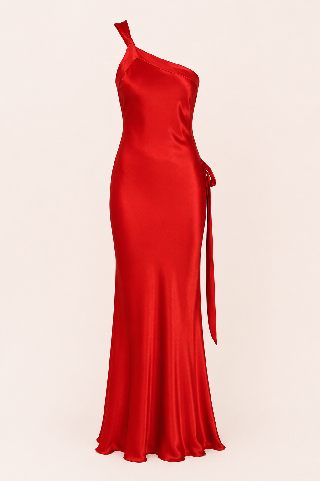 Vestido largo un hombro mujer asimétrico - Annelie