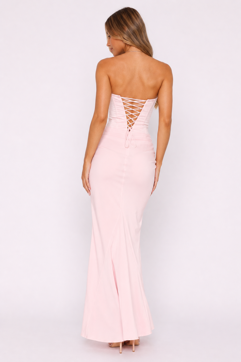 Vestido largo mujer elegante ajustado efecto moldeador - Leni