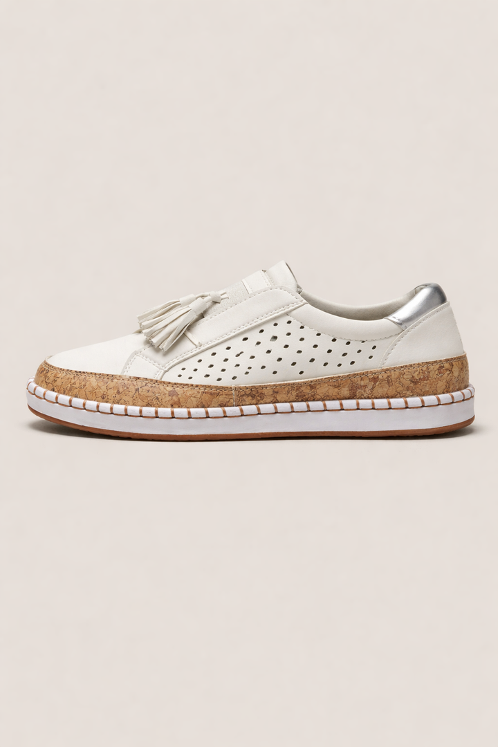 Zapatos loafers planos con borlas para mujer - Madison