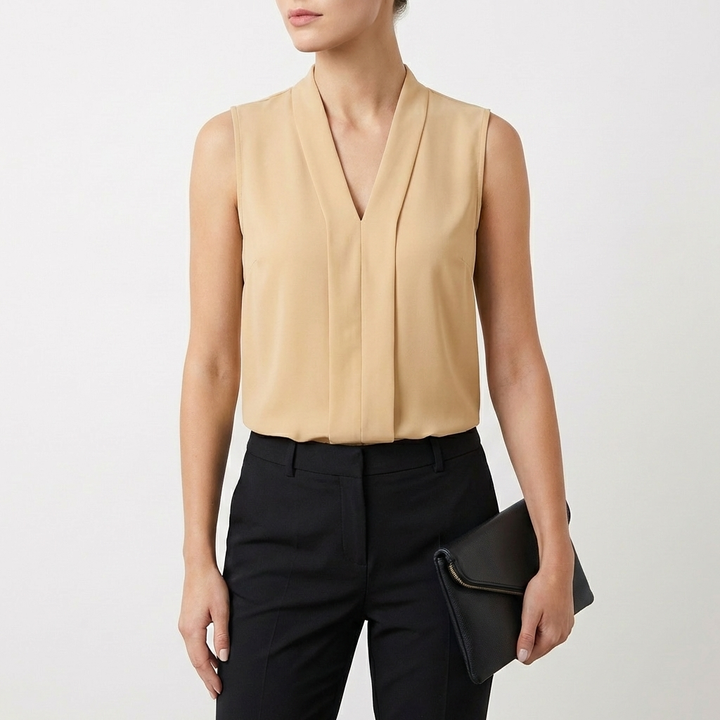 Elena - Blusa Elegante Sin Mangas