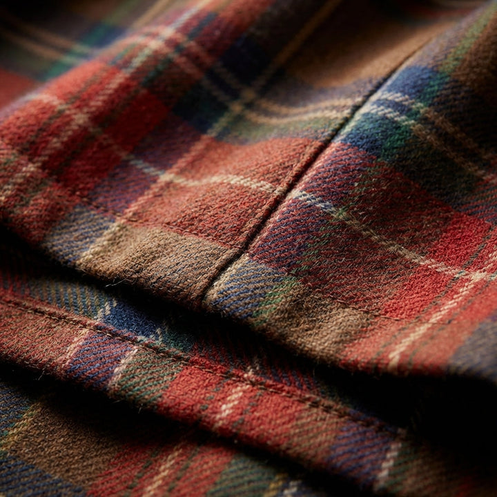 Escocia | Vestido Camisero Largo Cuadros Mujer