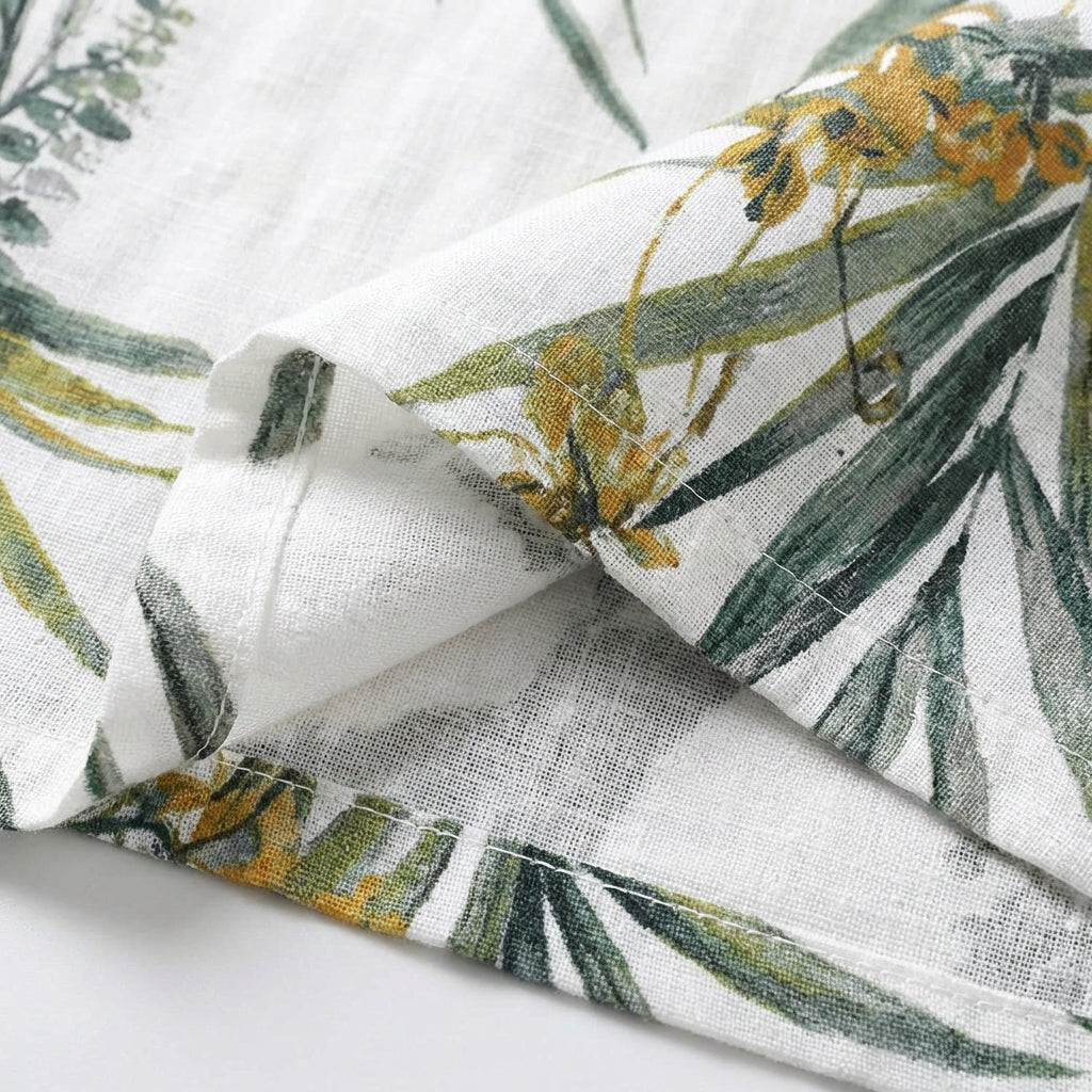 Gala | Vestido Recto Estampado Botánico Mujer