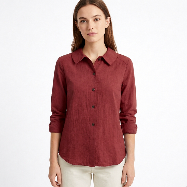 Laia | Sobrecamisa Holgada con Botones Mujer Casual