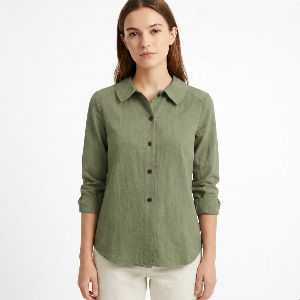 Laia | Sobrecamisa Holgada con Botones Mujer Casual