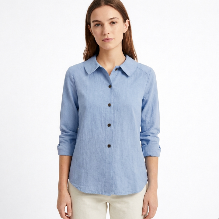 Laia | Sobrecamisa Holgada con Botones Mujer Casual