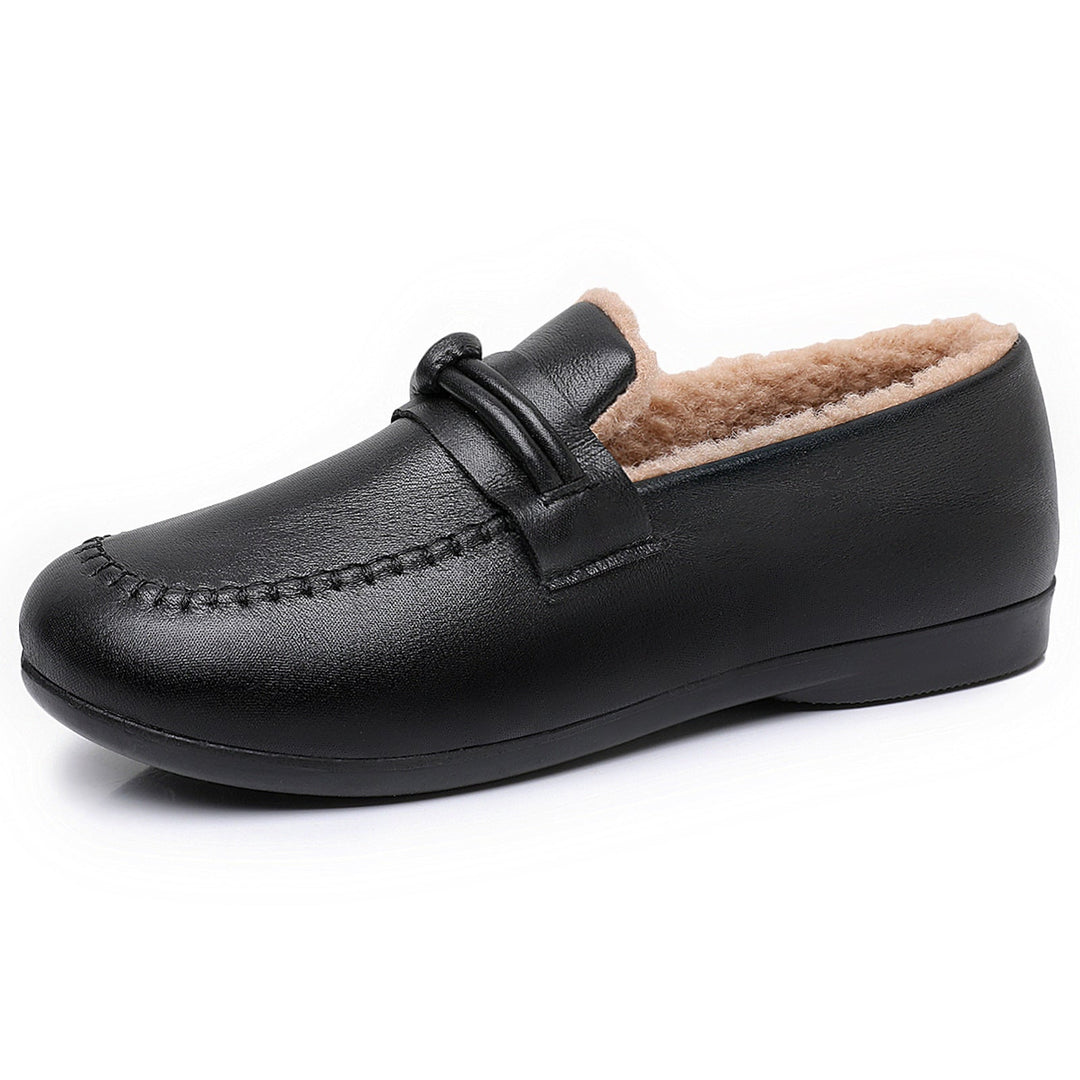 Mocasines de mujer con forro interior térmico y diseño clásico - Selka