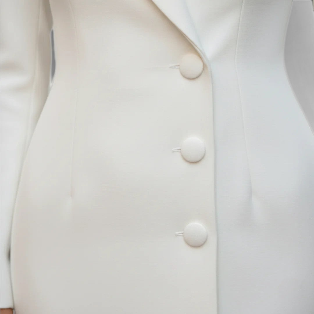 Vestido Blazer Midi Mujer Elegante