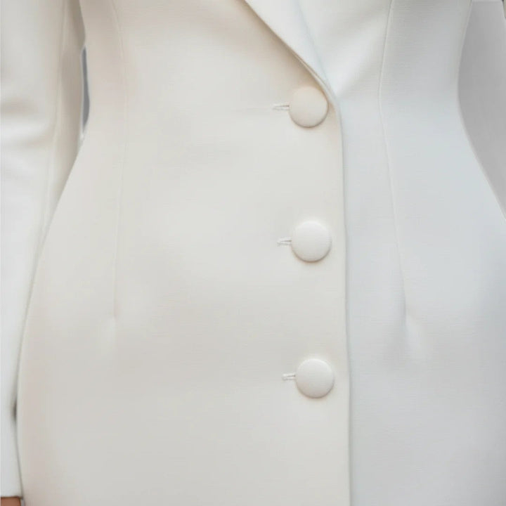 Vestido Blazer Midi Mujer Elegante