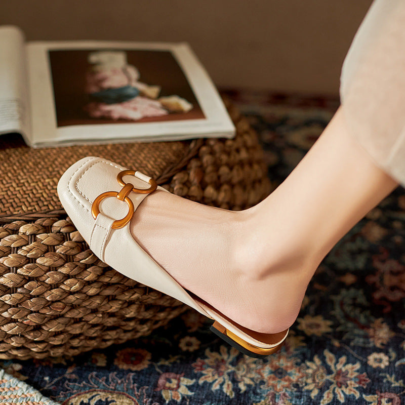 Mocasines con herraje metálico para mujer - Odalys