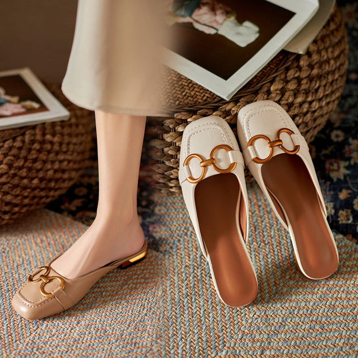Mocasines con herraje metálico para mujer - Odalys