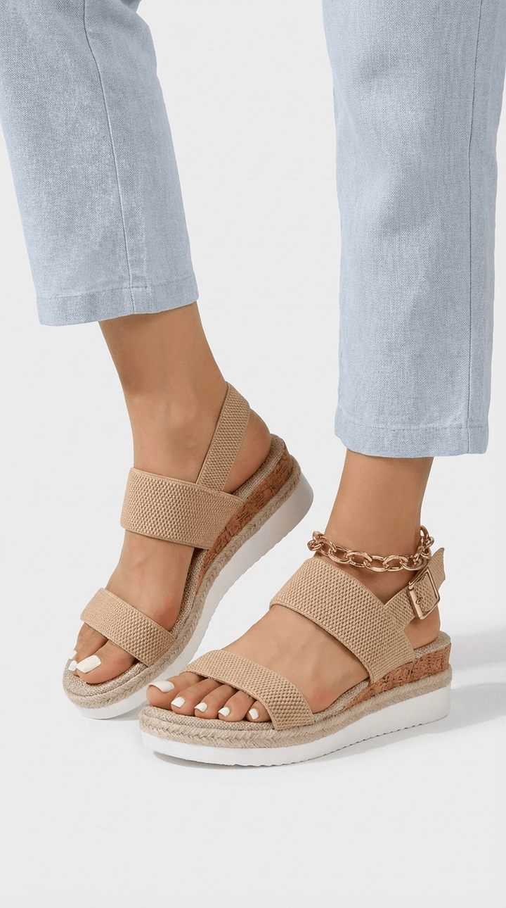 Sandalias de plataforma Elora Stretch
