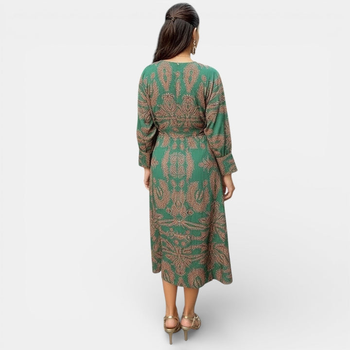 Vestido Maxi Floral Elegante