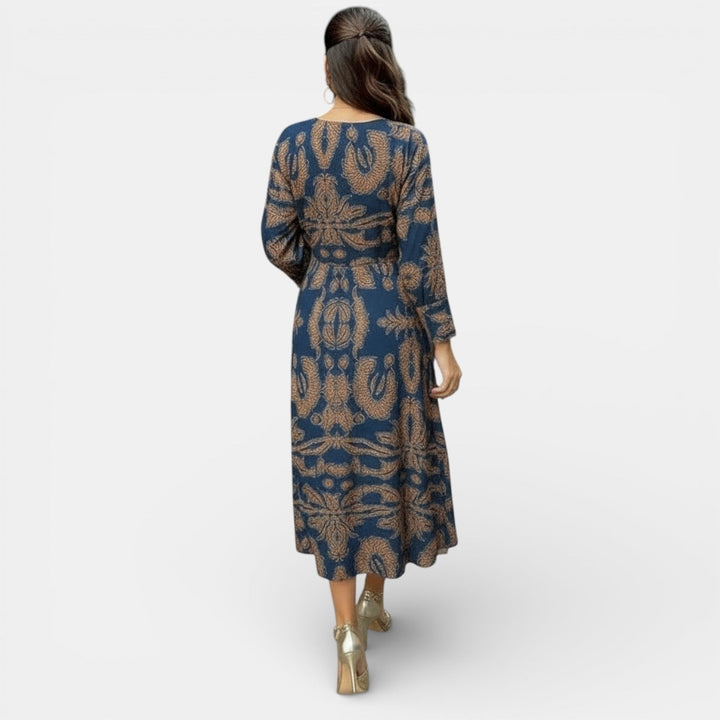 Vestido Maxi Floral Elegante
