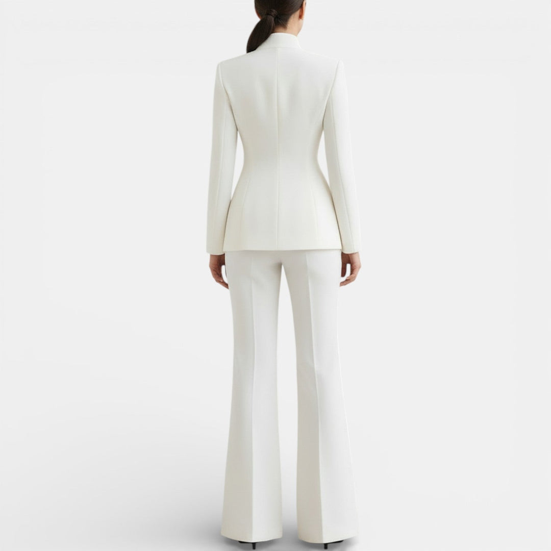 Conjunto de Traje Elegante para Mujer | Chaqueta y Pantalón Profesional