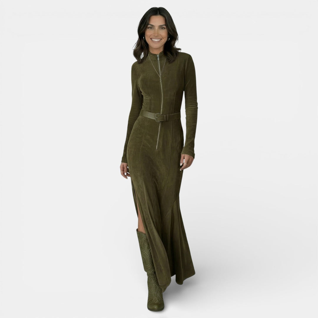 Vestido Ajustado con Cremallera para Mujer