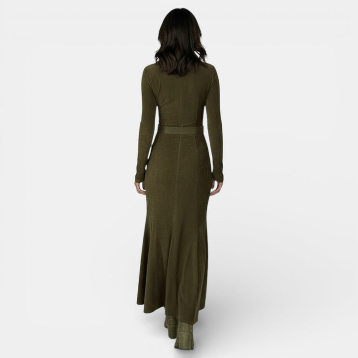 Vestido Ajustado con Cremallera para Mujer