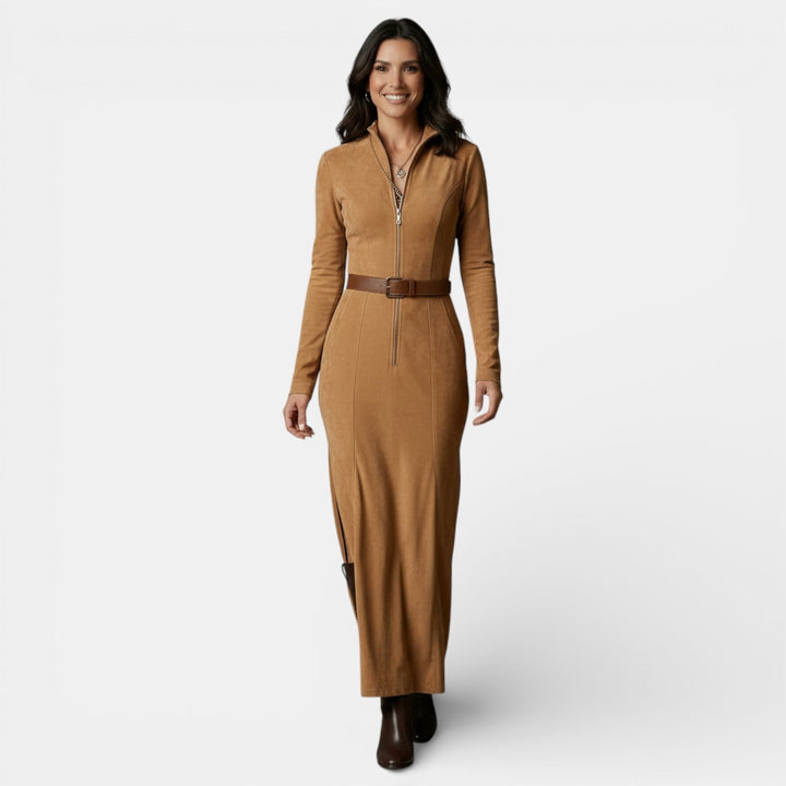Vestido Ajustado con Cremallera para Mujer