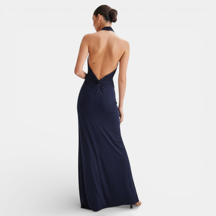 Vestido Maxi Bodycon Halter para Mujer