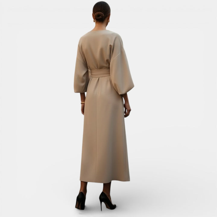 Vestido Elegante de Manga Murciélago para Mujer