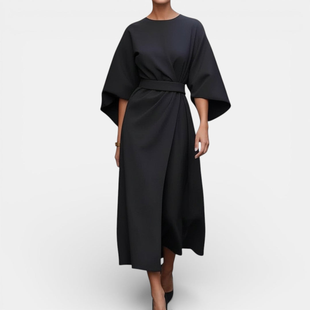 Vestido Elegante de Manga Murciélago para Mujer