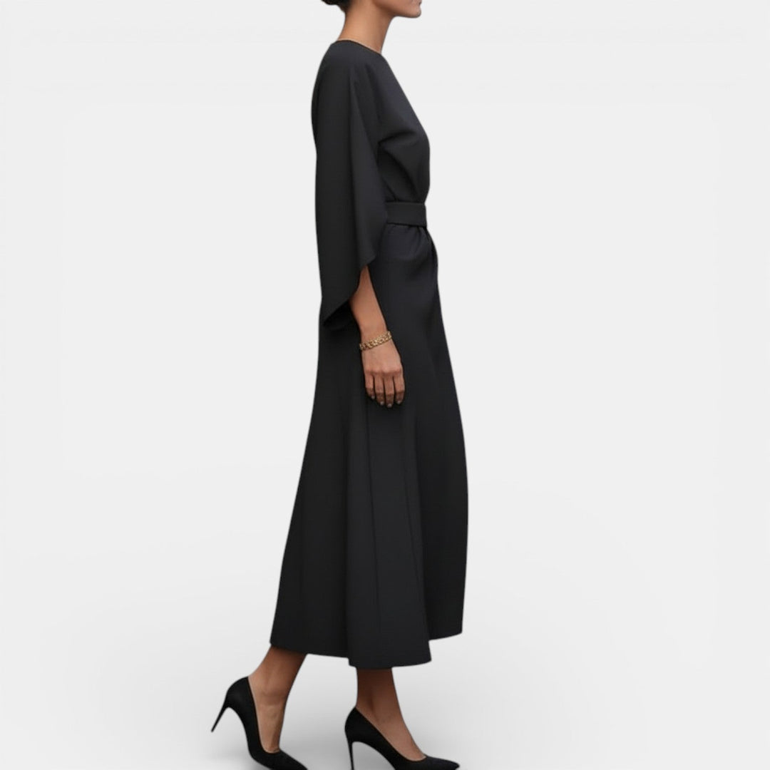 Vestido Elegante de Manga Murciélago para Mujer