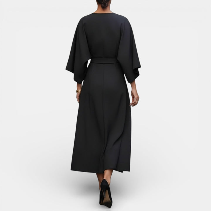 Vestido Elegante de Manga Murciélago para Mujer