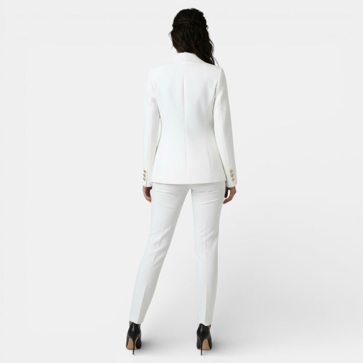 Conjunto de Oficina Mujer con Blazer y Pantalón Slim