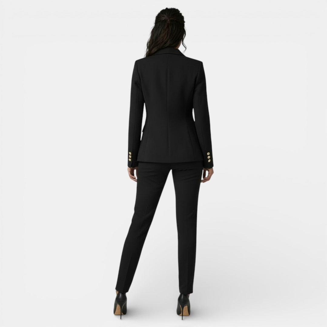 Conjunto de Oficina Mujer con Blazer y Pantalón Slim