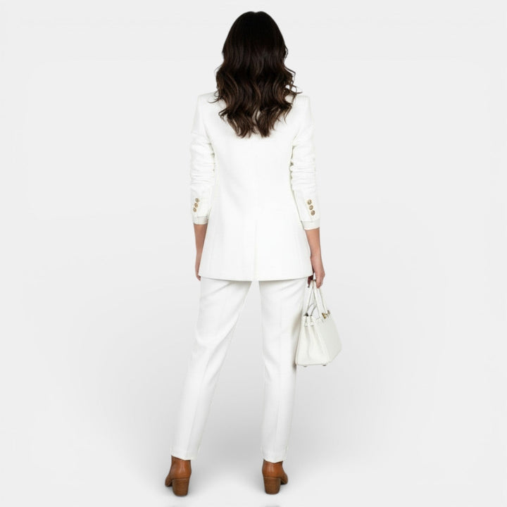 Conjunto de Traje Mujer con Blazer y Pantalón