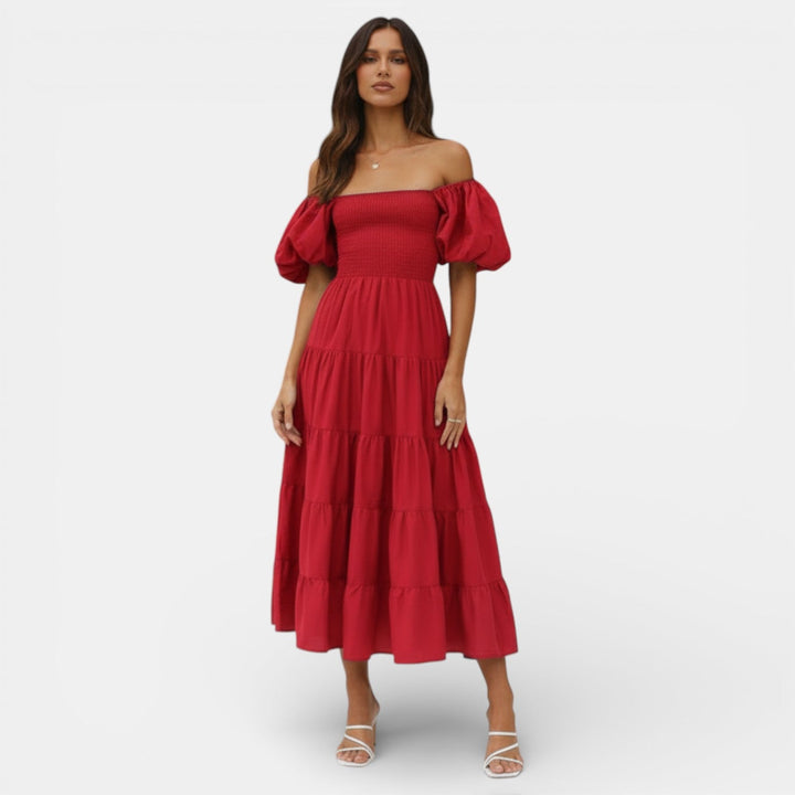 Vestido Maxi Estampado para Mujer
