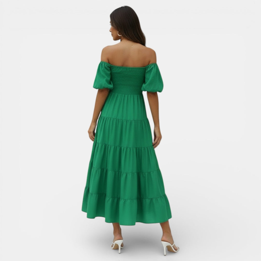 Vestido Maxi Estampado para Mujer