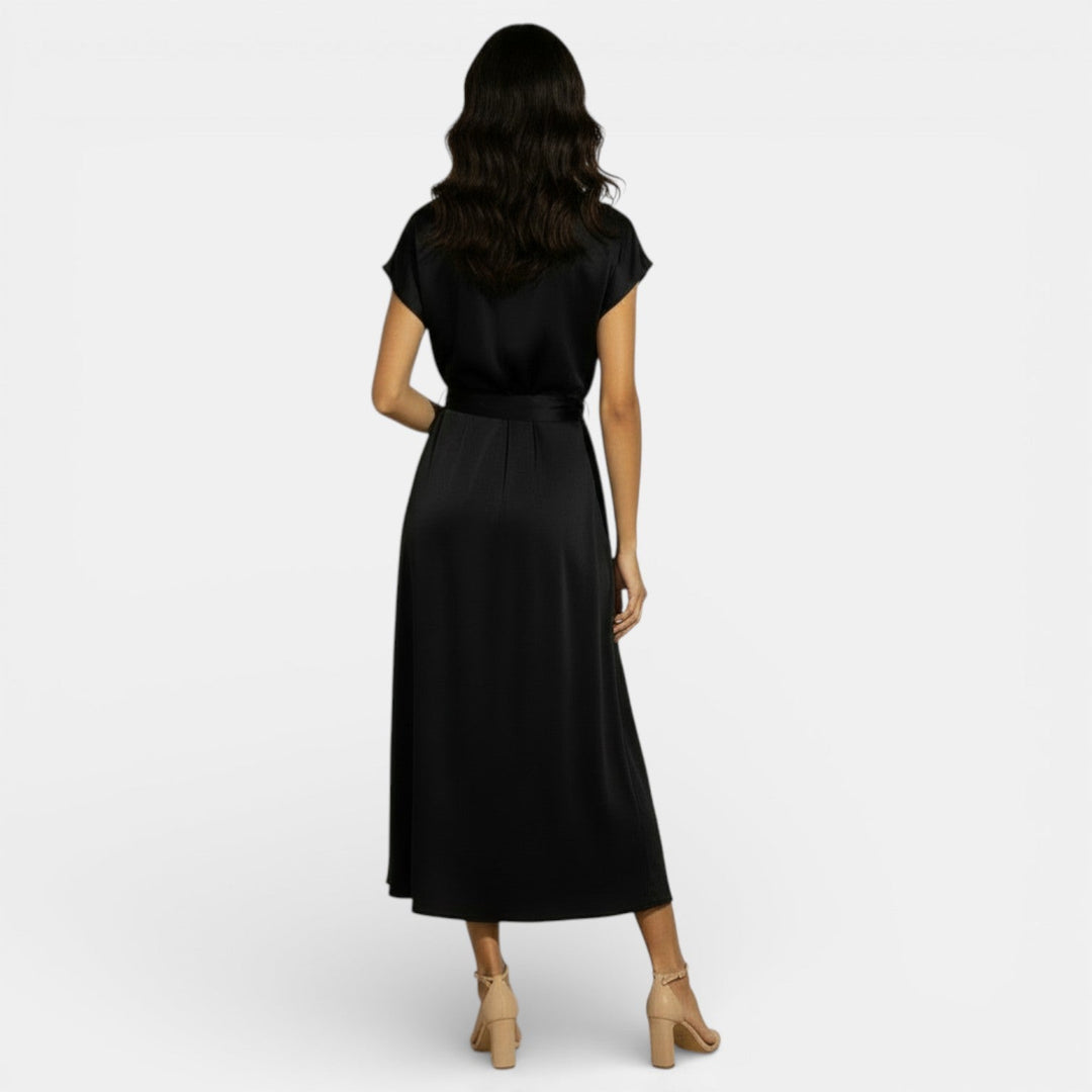 Vestido Midi Elegante de Seda para Mujer