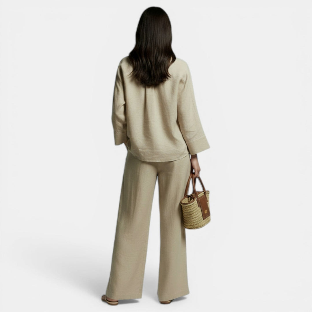 Conjunto Mujer Primavera de Lino
