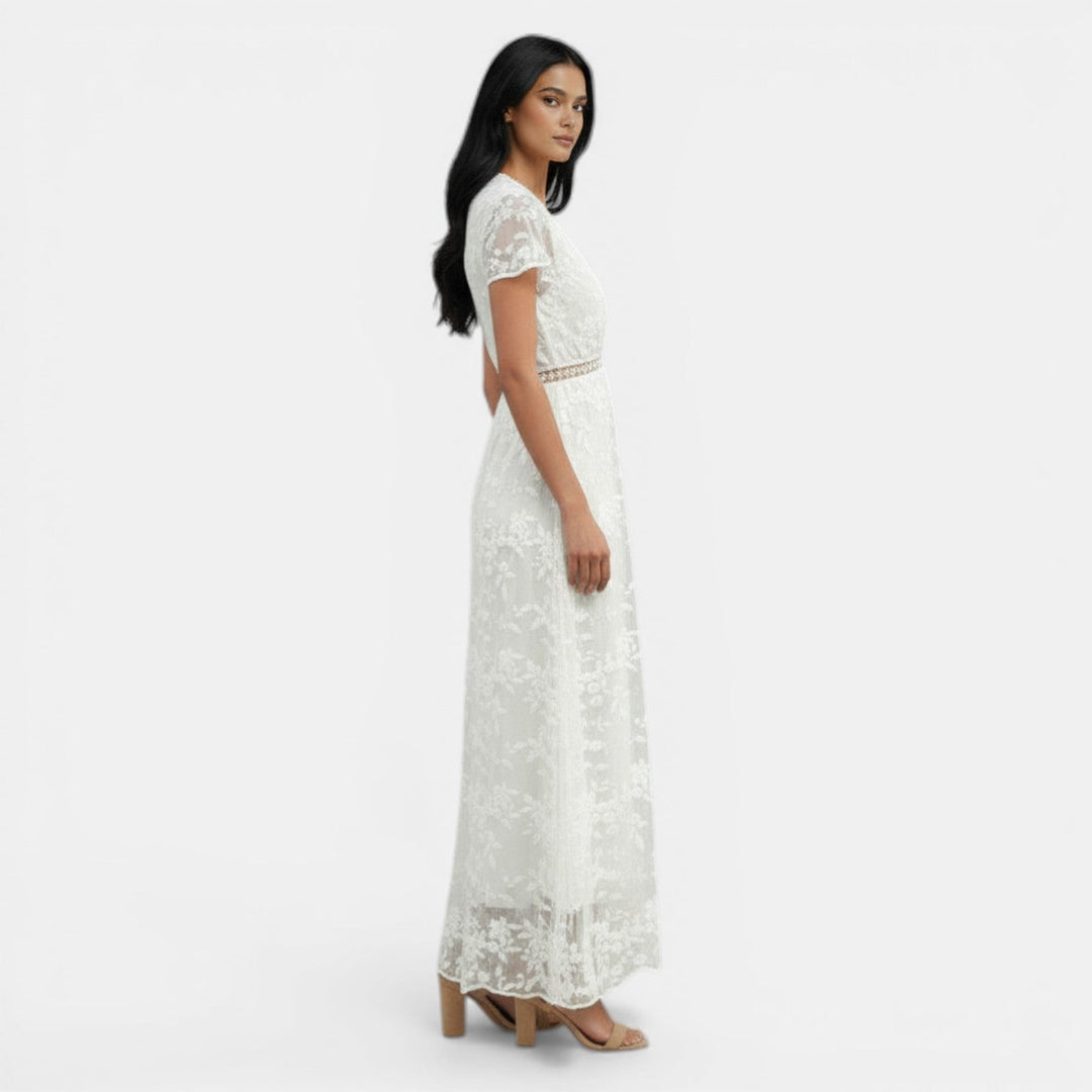 Vestido Largo de Floral con