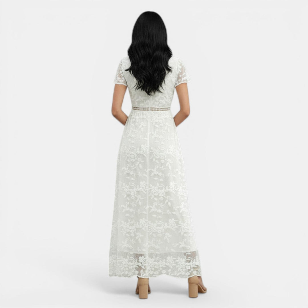Vestido Largo de Floral con