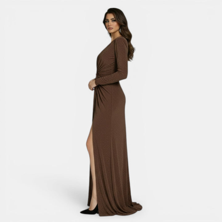 Vestido Ajustado Elegante con Escote